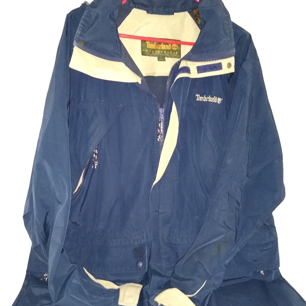 Timberland blue jacket size Med